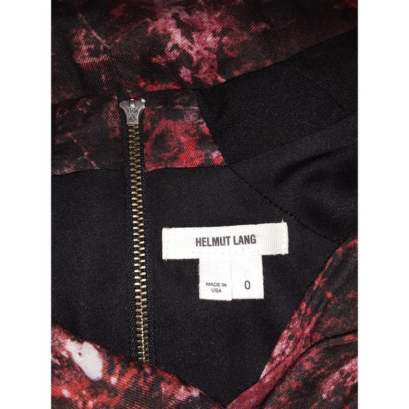 Helmut Lang Sz 0 Auth Midnight Floral Bodycon Runway Dress - Picture 6 of 7